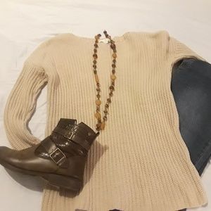 Last Call: Cream Wool Boden Sweater